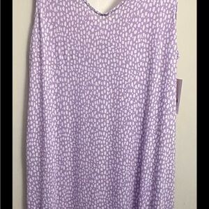 Purple Sleeveless Nightgown